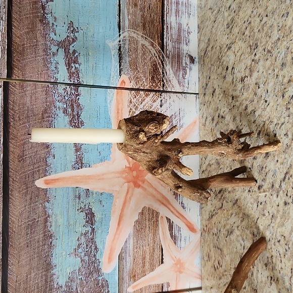 Unique Handmade Wood Candle Sticks - Picture 3 of 12